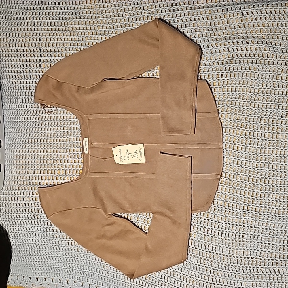 Portobello color Hippie Rose sweater